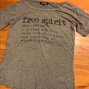 Gray ‘Free spirit’ T-Shirt